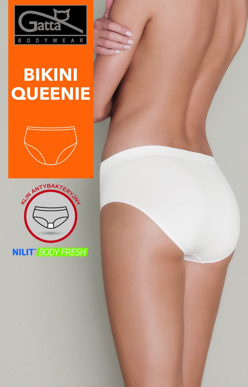 FIGI Majtki Gatta Queenie Bikini pełne *L* CZARNE Płeć Produkt damski