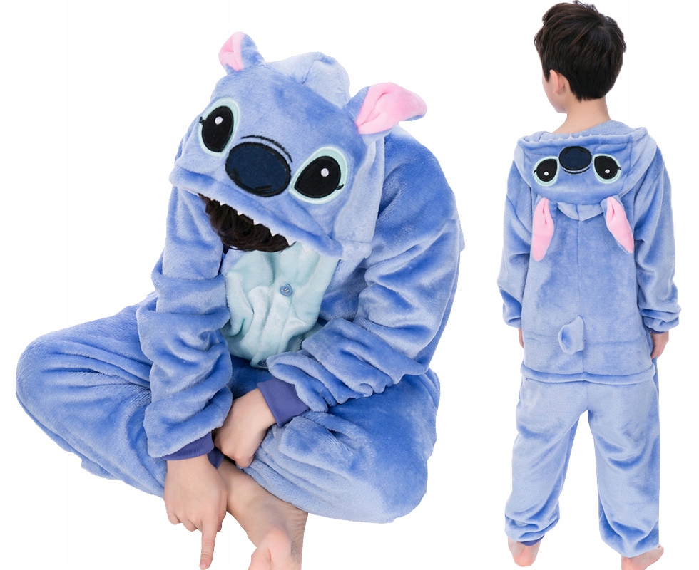 

Stitch Piżama Dzieci Kigurumi Sticz Stich 170