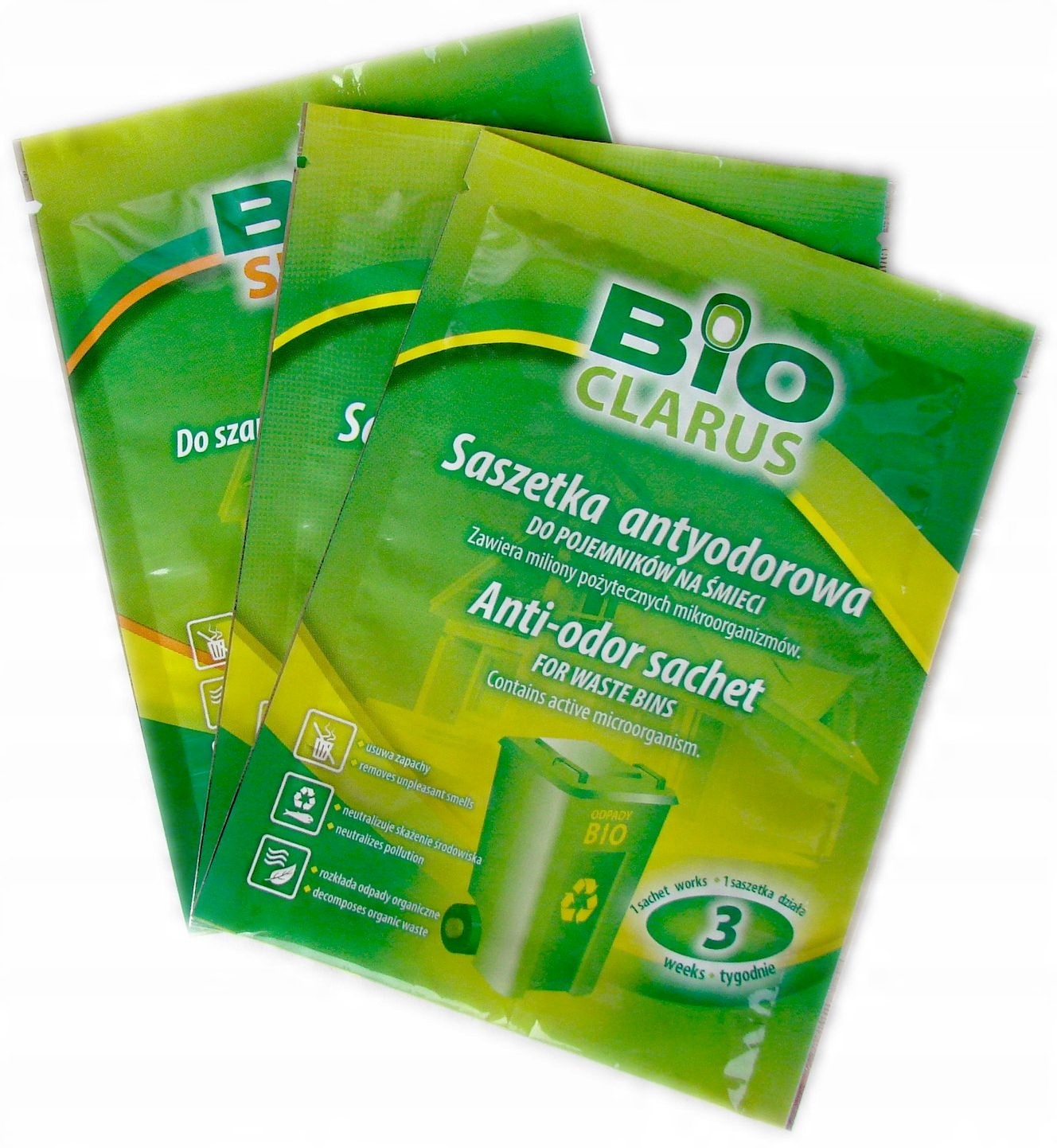 

BioClarus saszetka antyodorowa do koszy 10 x 20g