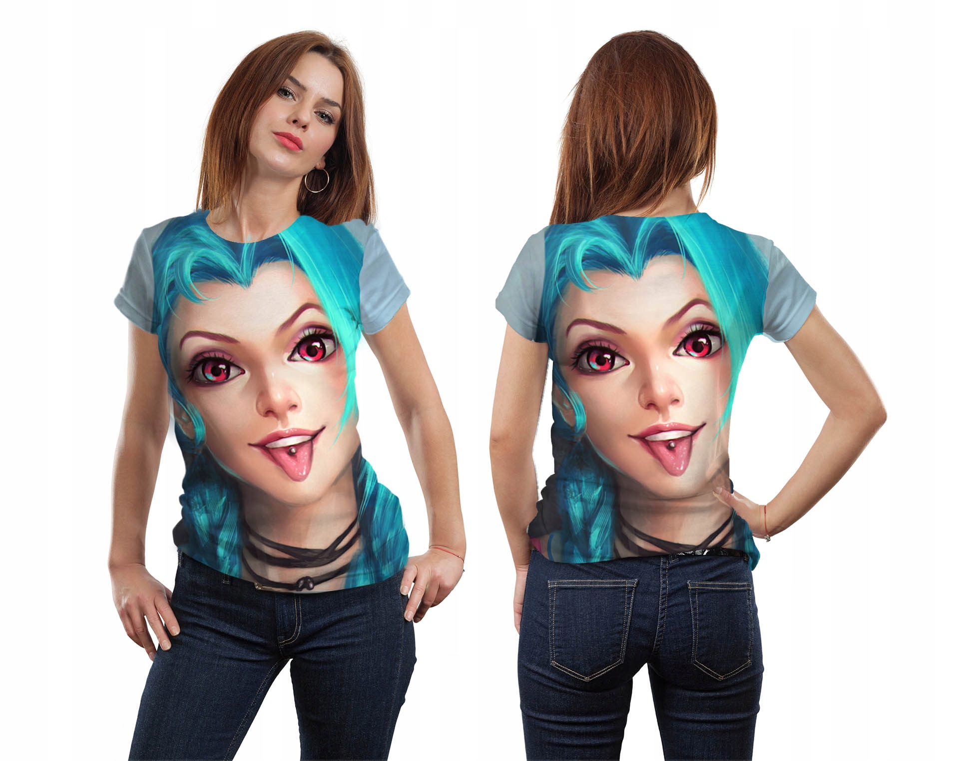 

Koszulka Full Print T-shirt Manga S Młodzieżowa