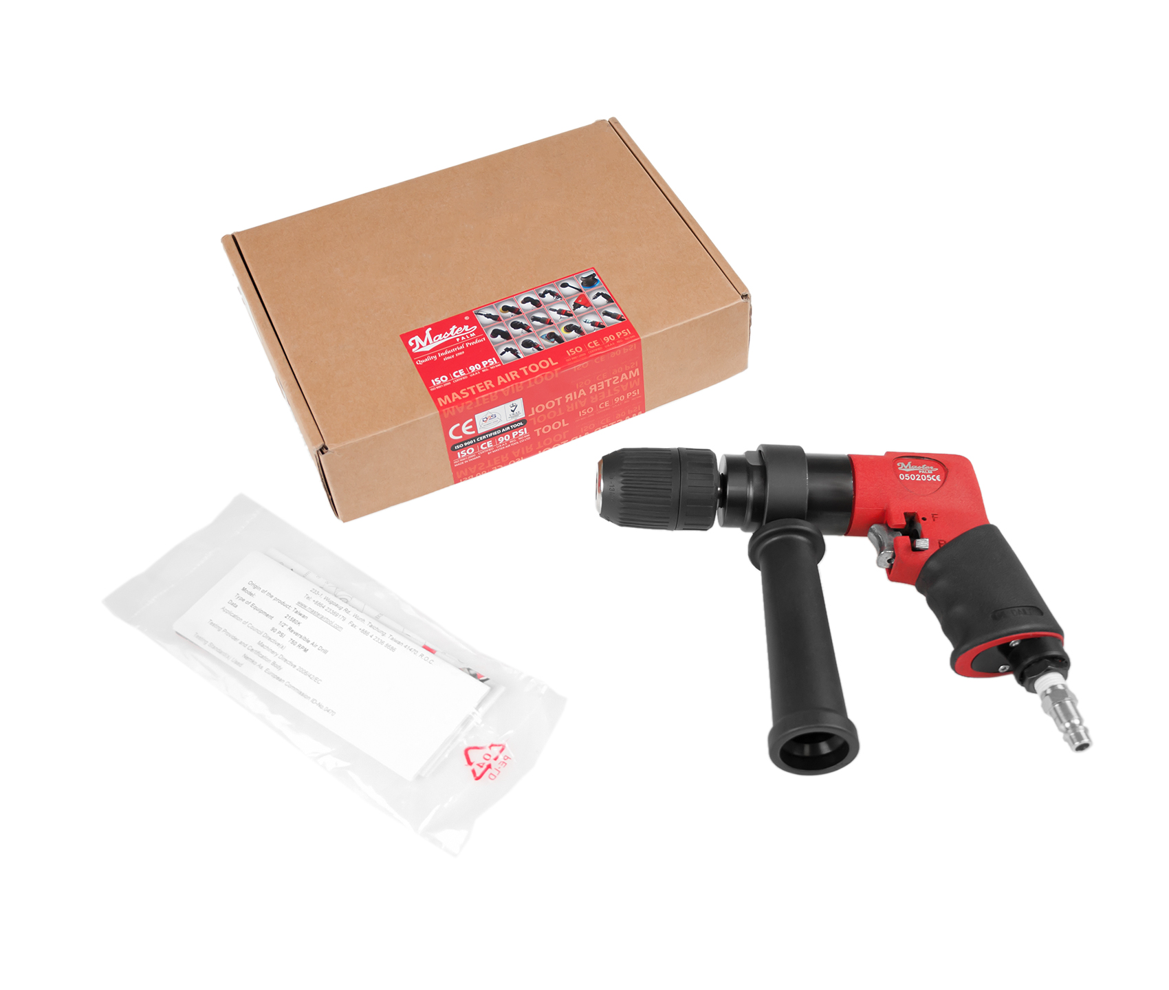 ДВУХПОЛОСНАЯ ПНЕВМАТИЧЕСКАЯ ДРЕЛЬ MASTER 21580K