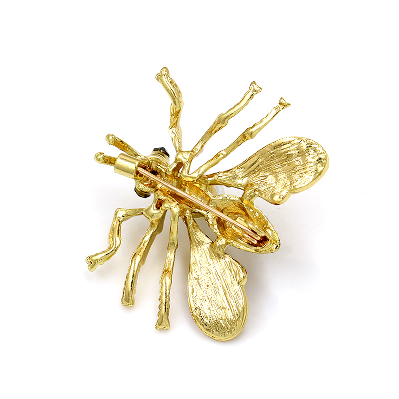 -% BROSZKA OWAD OSA PSZCZOŁA Z PERŁĄ ŻÓŁTA EMALIA Rodzaj Klasyczne Rękodzieło