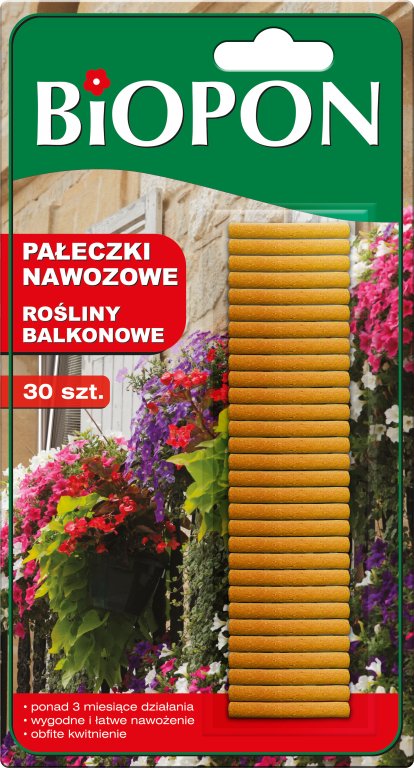 

Biopon Pałeczki Nawozowe Do Roślin Balkonowych