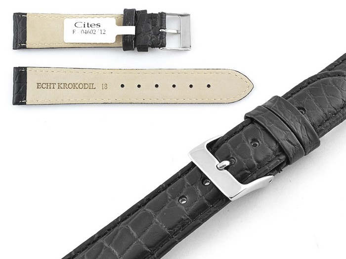Pásek Z Krokodýlí Kůže 14 Missisipi Flat