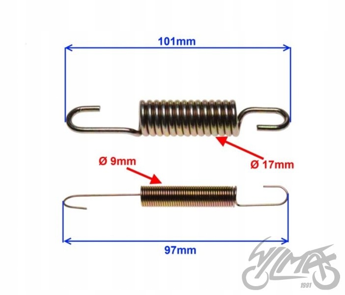 JUNAK 901 FERRO SPRĘŻYNA PODPORY BOCZNEJ STOPKI Producent Moretti