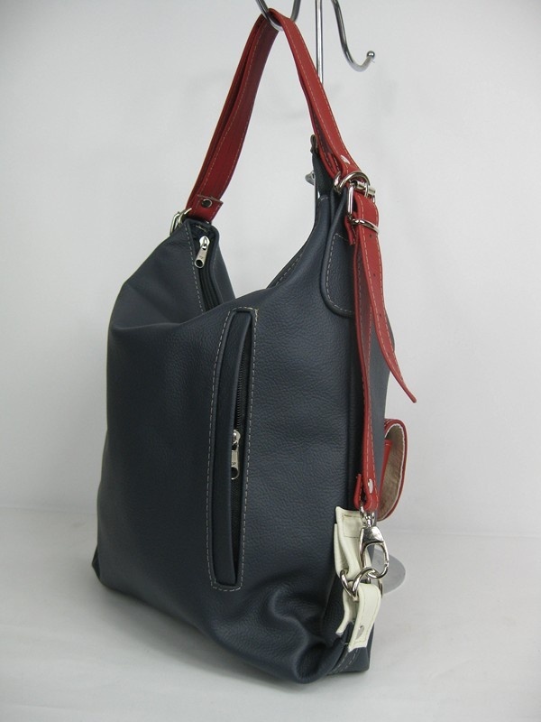 TOREBKA LISTONOSZKA PLECAK 3w1 - SKÓRA 100% Płeć kobieta