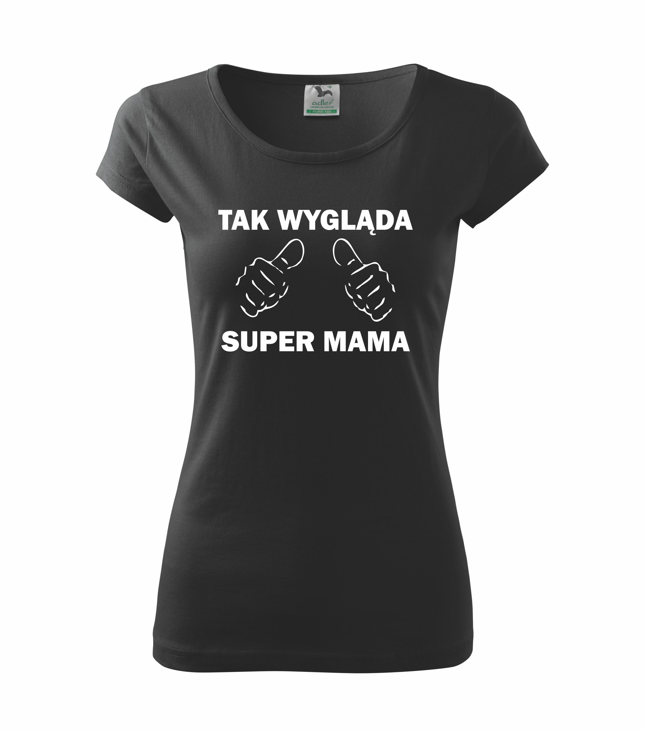 

Koszulka najlepsza super mama Dzień Mamy M