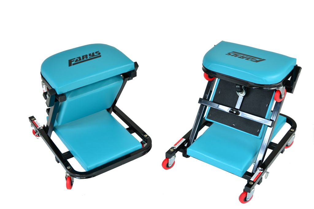 LEZANKA WARSZTATOWA WOZEK TABORET STOLEK 2w1 Farys EAN 5907781830619