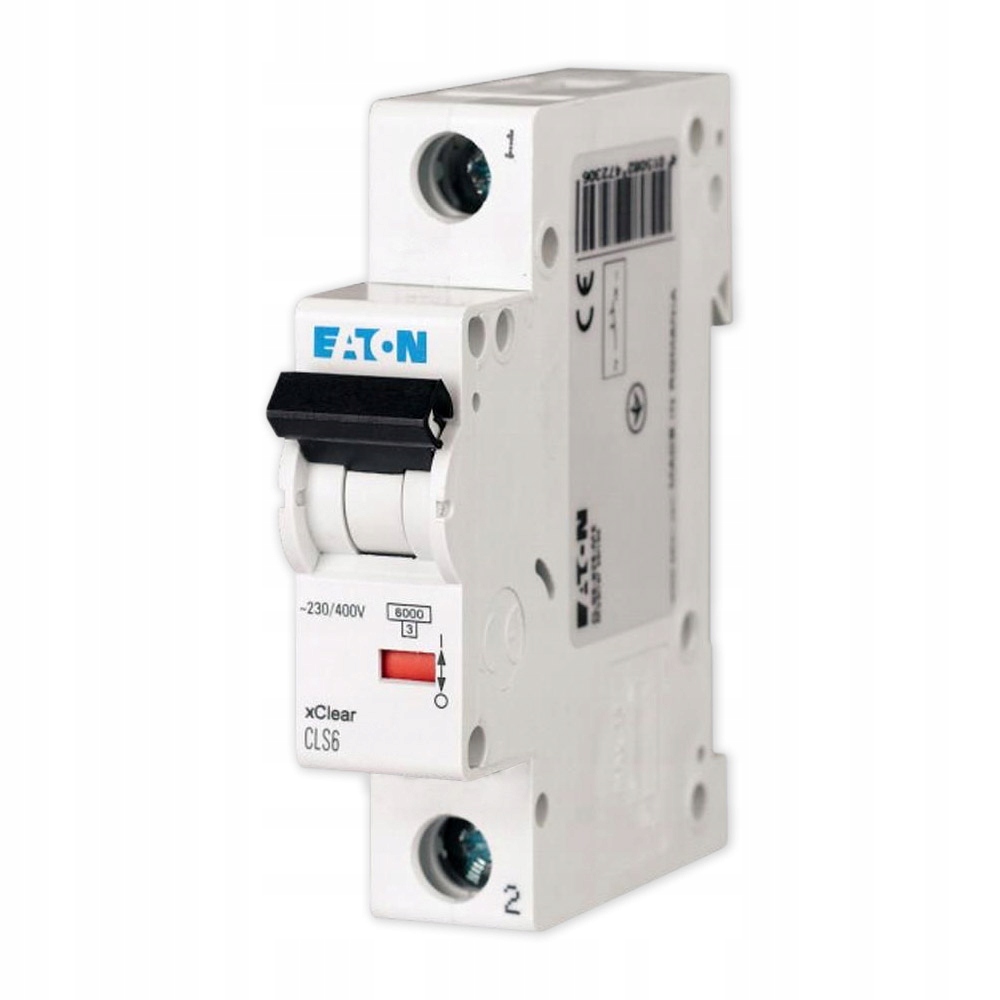 

Eaton Wyłącznik nadprądowy CLS6 1P B10A 6kA 269608