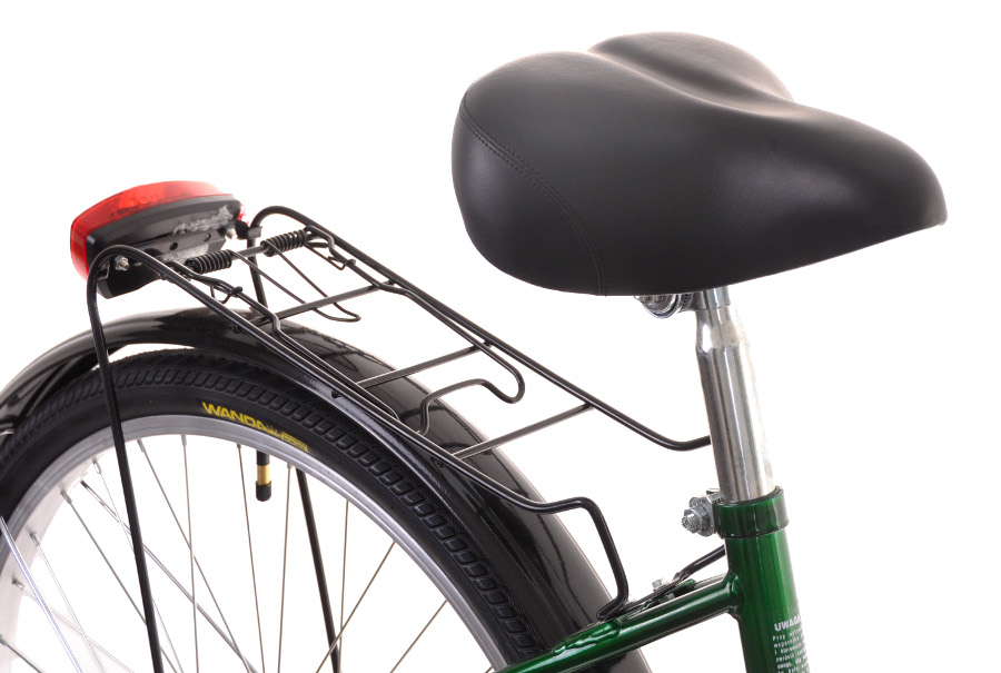 ROWER MIEJSKI 26 DAMSKI DAMKA RETRO ZIELONY + KOSZ Model Retro 26