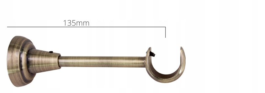 Karnisz Bojanek pojedynczy 25mm COLOSSEO 240cm Długość drążka 240 cm