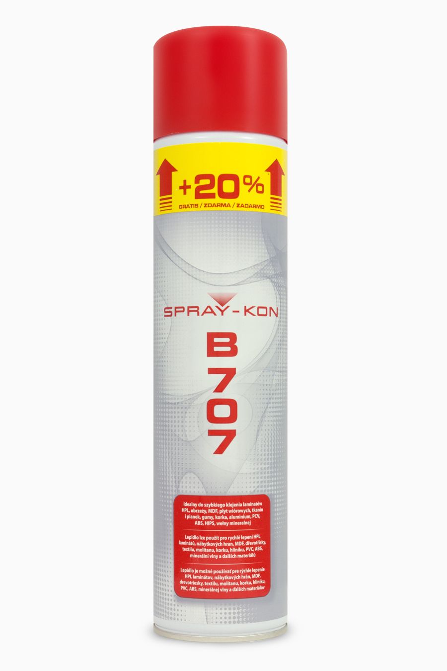 

Klej Kontaktowy Spay-kon B707 600ml Areozol Mocny