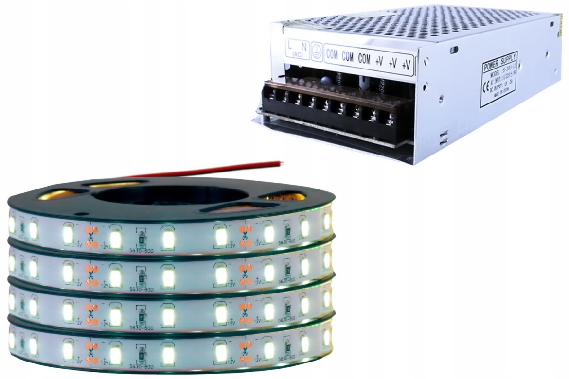 Set páska 300LED strop 5630 bílá Přírodní 20 m