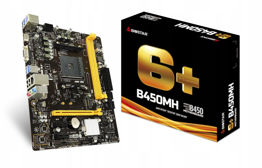 

Biostar B450MH AM4 M.2 Usb 3.1Gen1 Sata III Hdmi