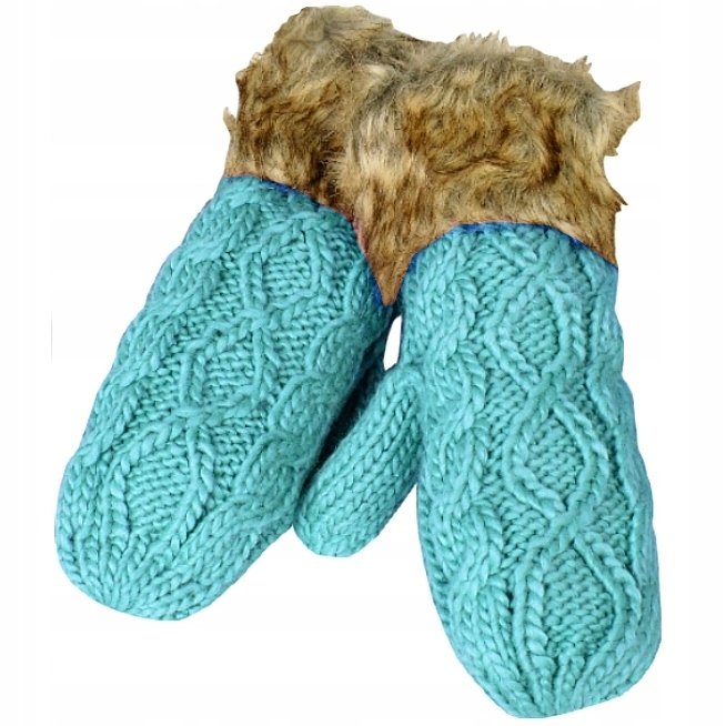 ŚLICZNE OCIEPLANE RĘKAWICZKI LISEK CIEPŁE KOLORY! Rozmiar uniwersalny