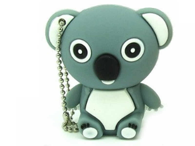 Pendrive 2.0 Usb 128 Gb Koala Maci Szürke Maci