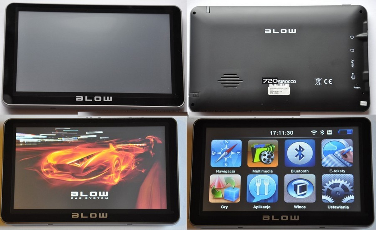 NAWIGACJA BLOW GPS720 7 Cali MAPY EU PL BLUETOOTH Model GPS720