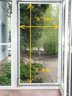 Moskitiera na okno w ramce gotowa złożona Marka inna