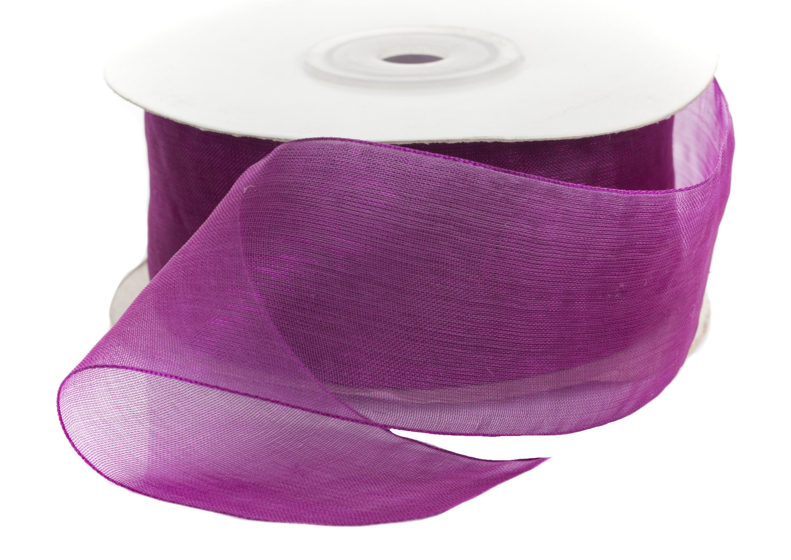 

Tasiemka Szyfonowa Purpurowa Wstążka 25mm 054
