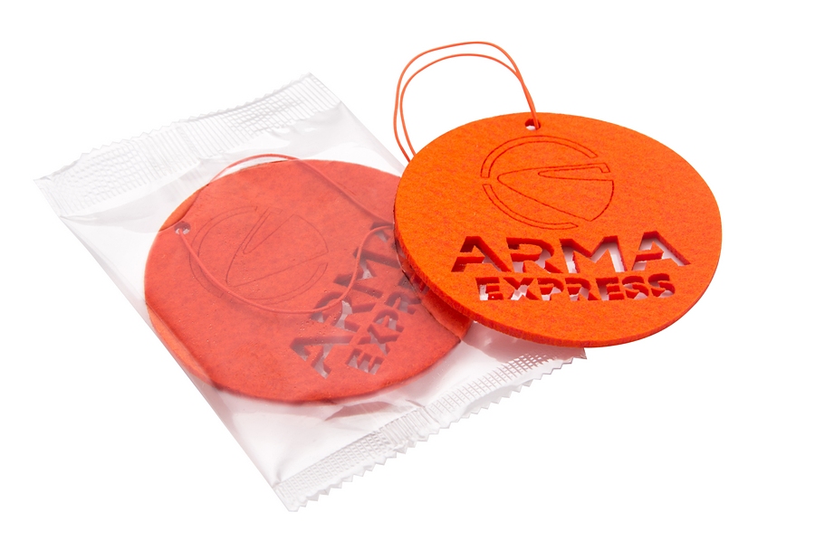 REKLAMOWE ZAWIESZKI ZAPACHOWE Z FILCU! UNIKAT !!! Rodzaj zawieszki