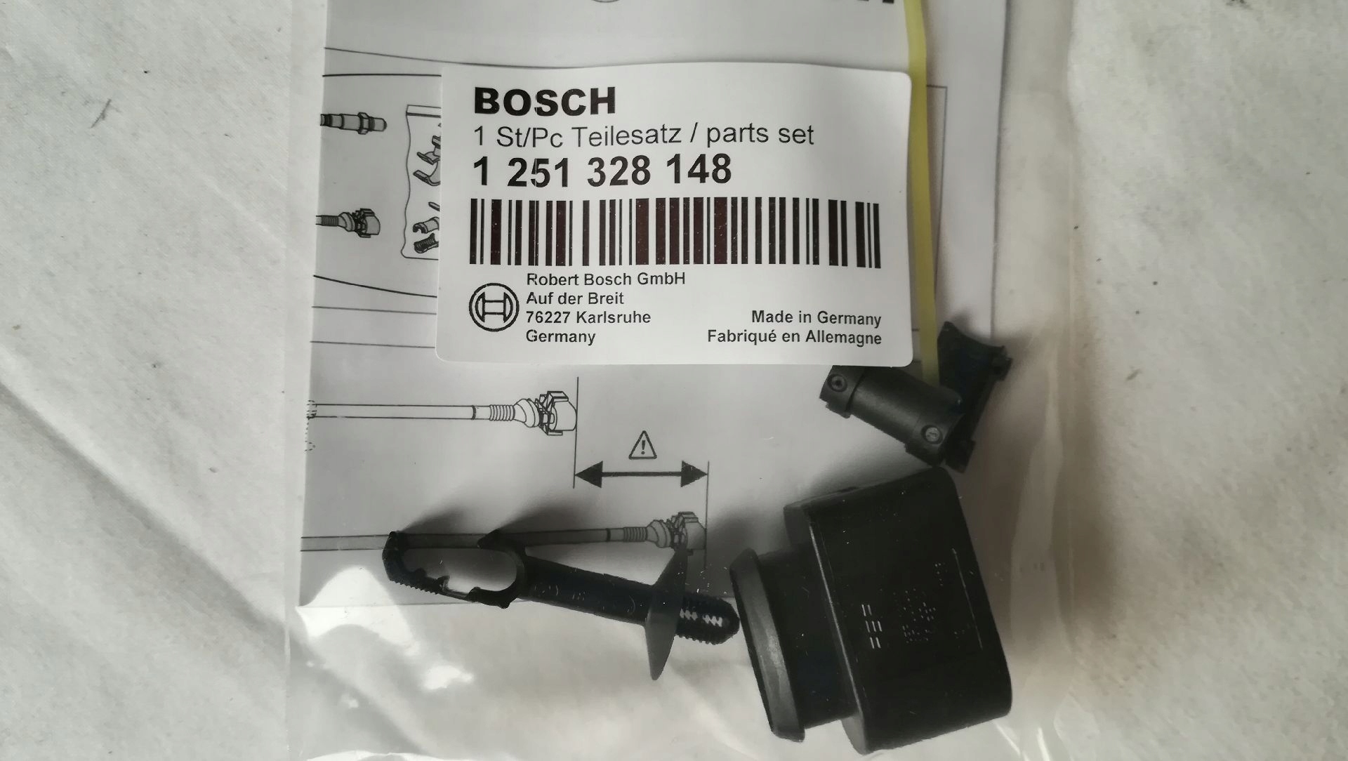 SONDA LAMBDA BOSCH AUDI A3 8l 1 . 8 T AUM AUQ ARY Производитель запчасти Bosch foto 2