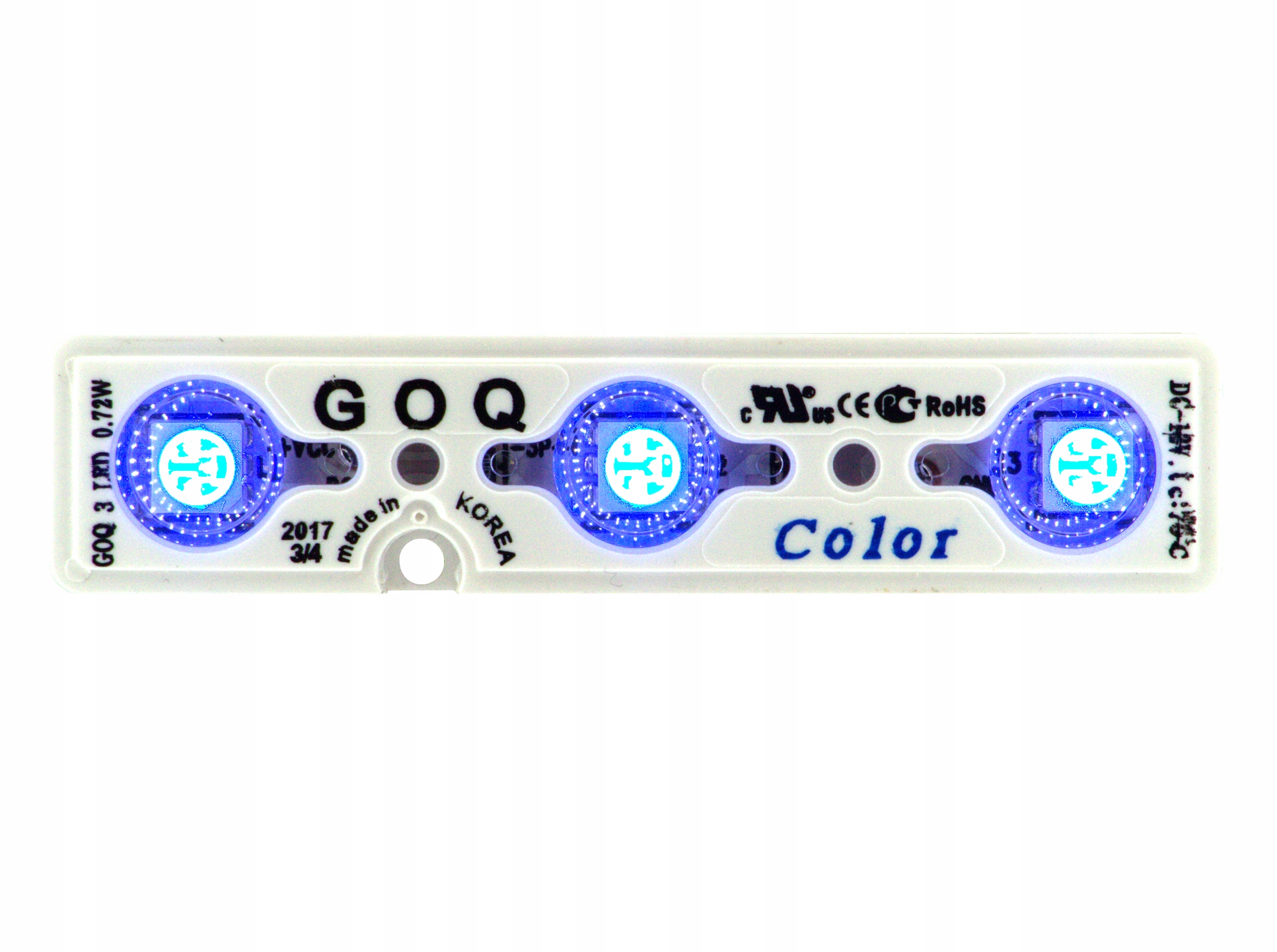 

Moduł Led Goq Chip Samsung IP68 Niebieski 0,72W