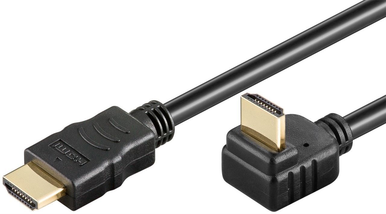 

Przewód Kabel Hdmi, Kątowy, 270°, 4K, 2M, Czarny