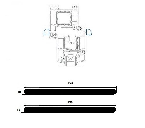Nawiewnik ciśnieniowy do okien okien FVENT 1250F Kod producenta FVENT 1250F BIAŁY
