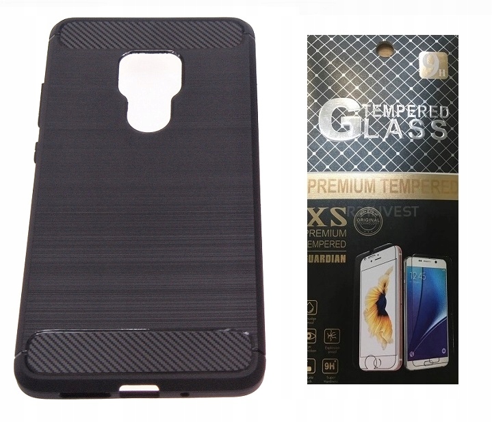 

Etui Carbon Karbon Huawei Mate 20 Mate20 + Szkło