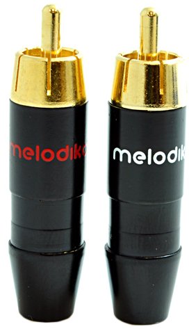 

Wtyki Rca Chinch 24K Złoto Melodika MDRCA2 6mm
