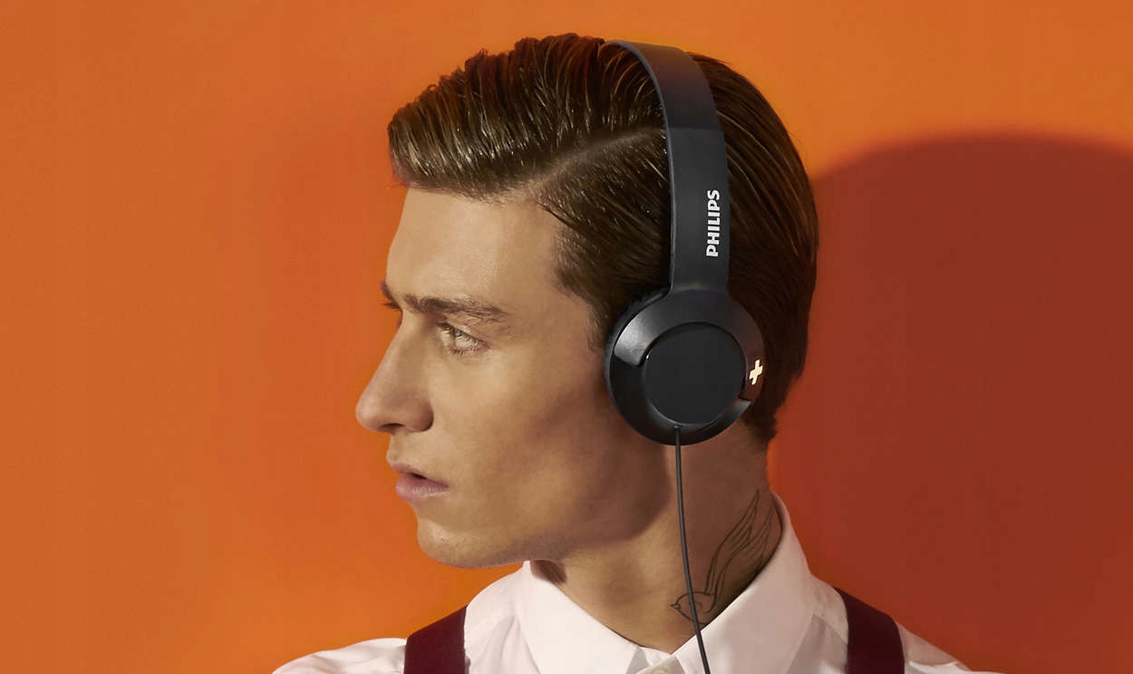 SŁUCHAWKI NAUSZNE PHILIPS SHL3070 czarne BASS+ Marka Philips