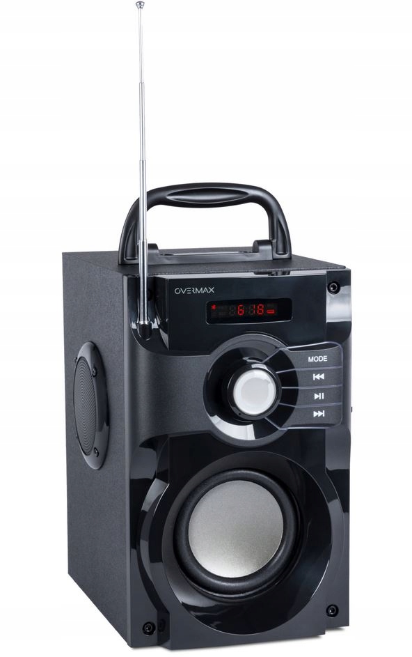 PRZENOŚNY GŁOŚNIK BLUETOOTH MOCNA BATERIA RADIO FM Marka Overmax