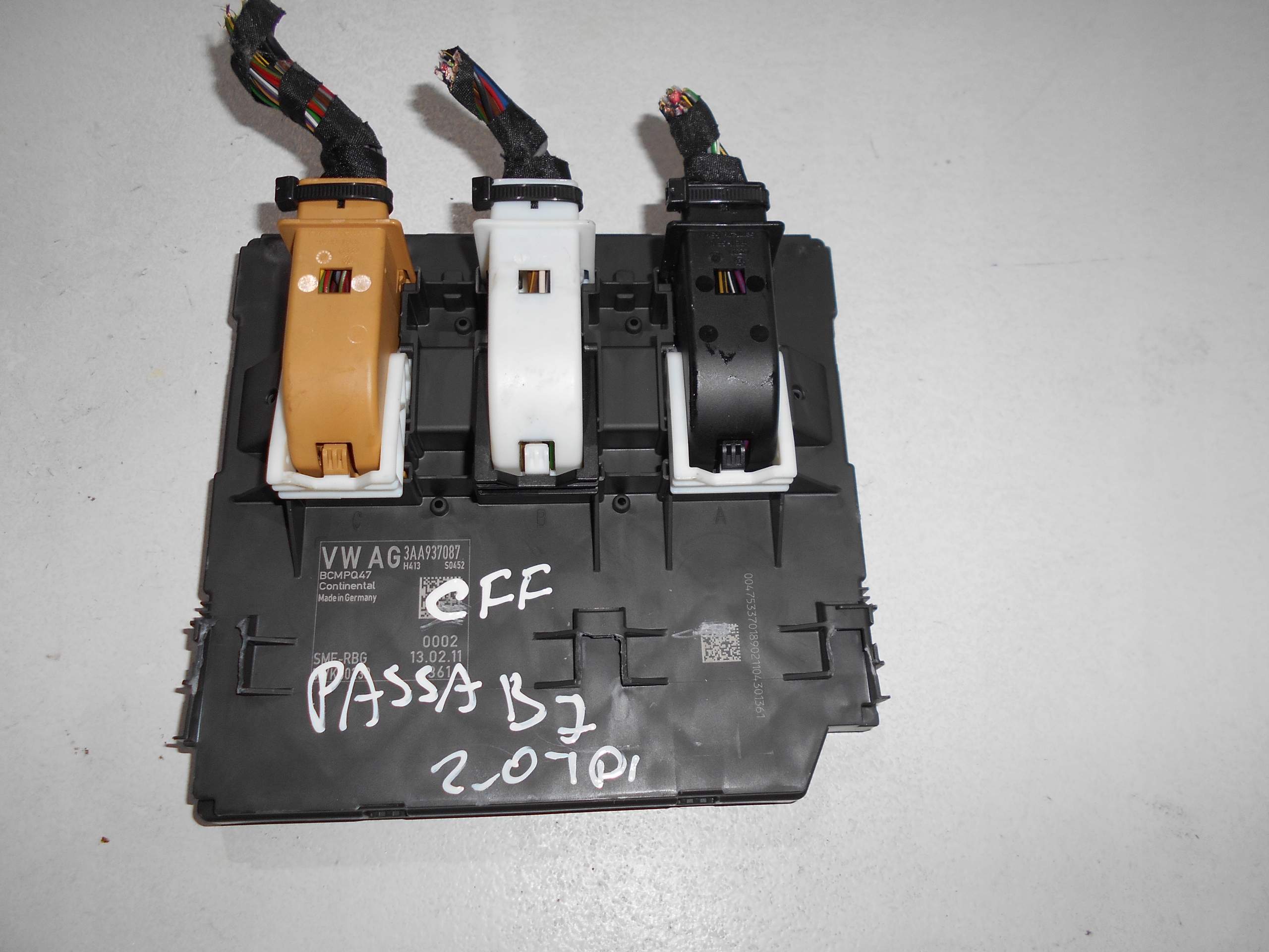 3AA937087 - VW PASSAT B7 модуль BORDNETZ 11R