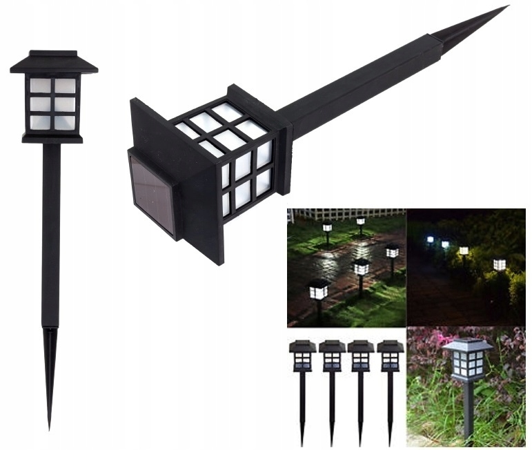 LAMPA SOLARNA LED LATARNIA OGRODOWA LAMPION HIT