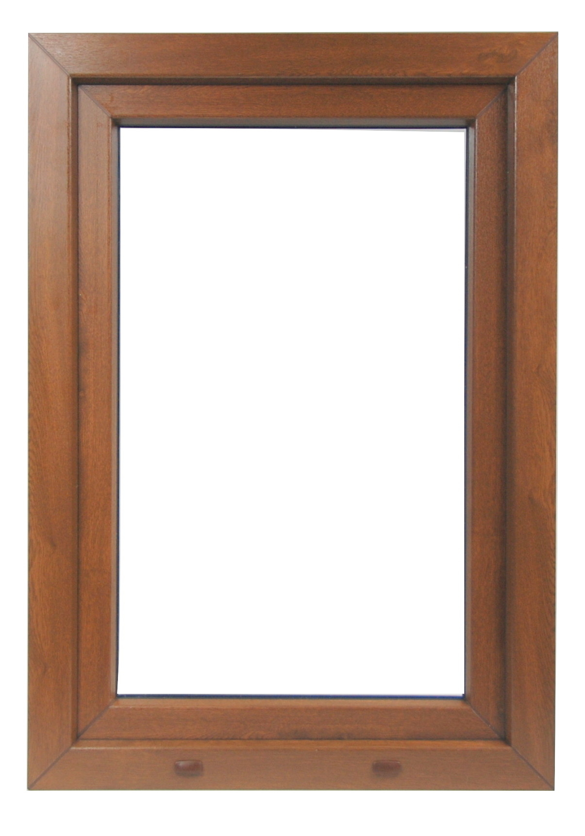 OKNO PCV 800 x 900 RU ORZECH DWUSTRONNY Marka Alucon