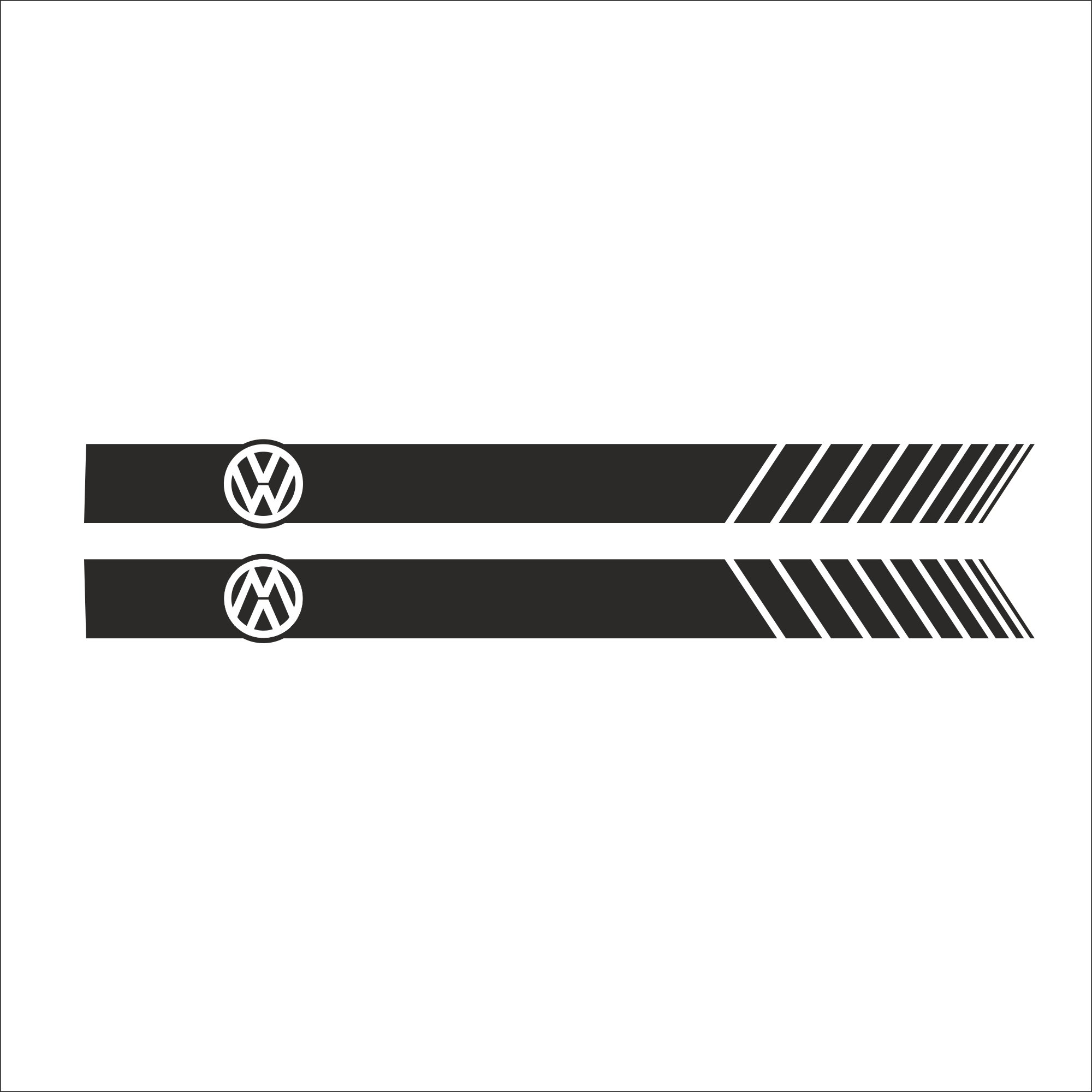 Naklejki tuningowe na VW GOLF POLO SCIROCCO JAKOSC