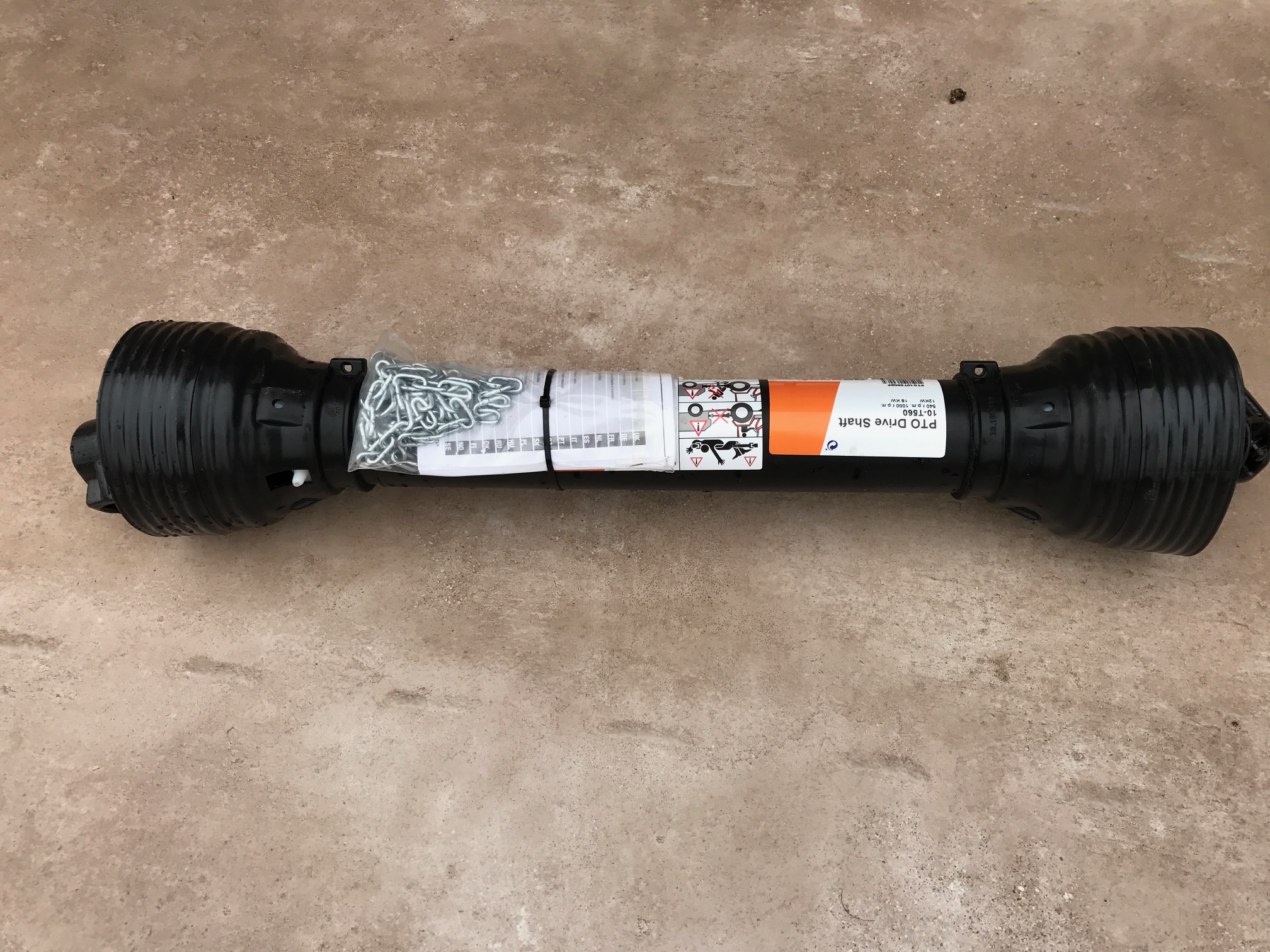 ТЕЛЕСКОПИЧЕСКИЙ ВАЛ ВОМ PTO 210 НМ ШАРНИРНЫЙ ВАЛ RU