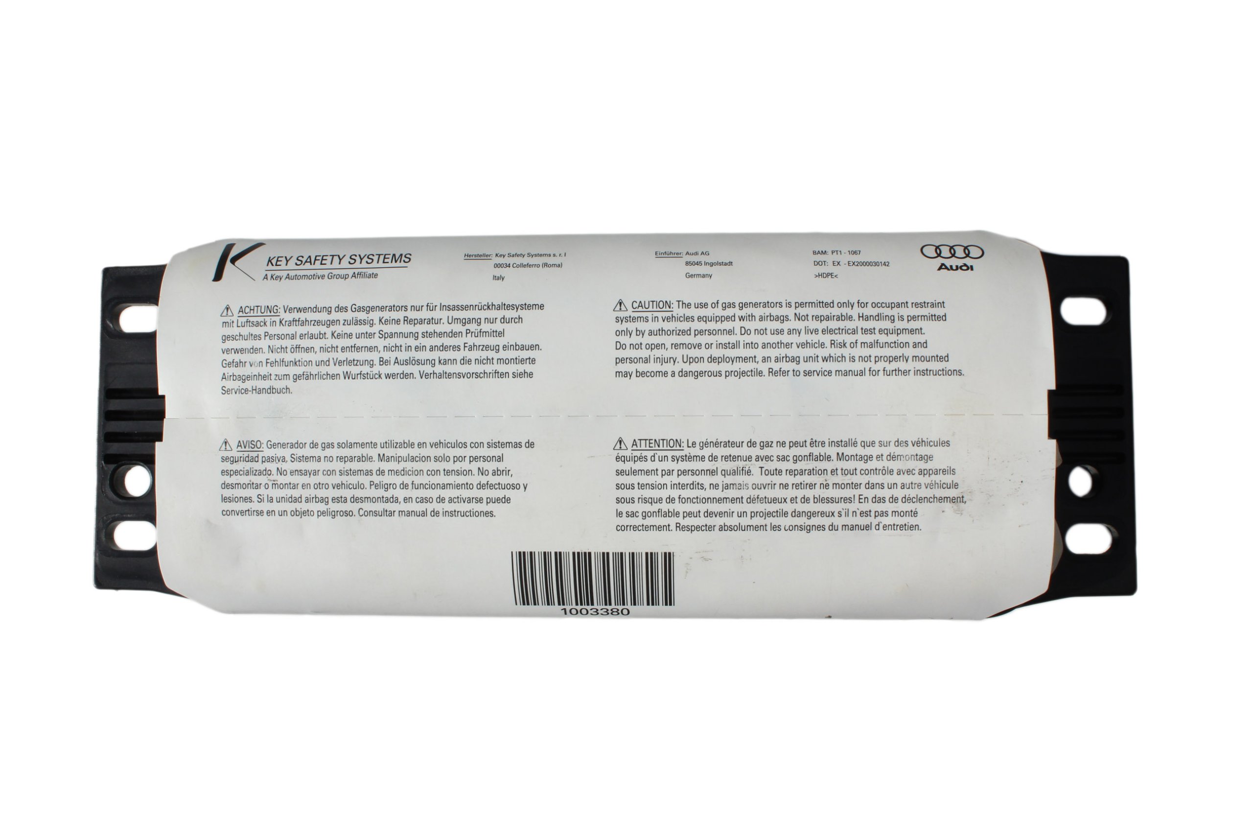 Пассажирская подушка 4l0880204d