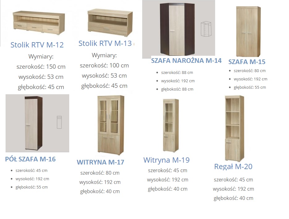 KOMODA MARINO M-5 DĄB SONOMA 100 CM PROMOCJA ! Szerokość mebla 100 cm