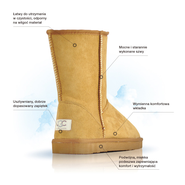 ŚNIEGOWCE MUKLUKI ESKIMOSKI R.41=27 CM i inne Wysokość obcasa/platformy 1 cm
