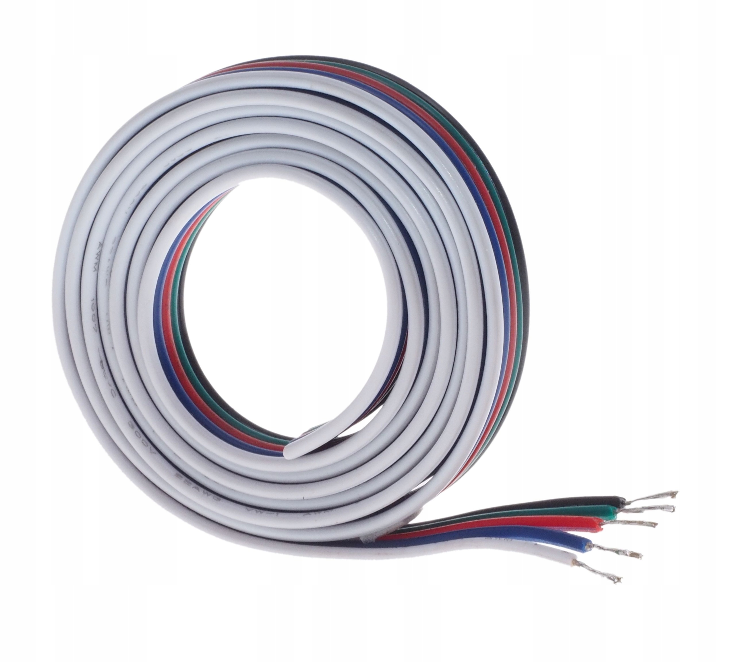 

Przewód Rgbw 5pin 1M Kabel Linka 5 Żył Do Taśm Led