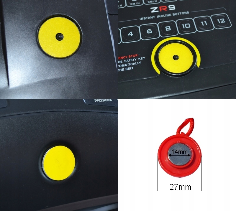 UNIVERZÁLNY BEZPEČNOSTNÝ KĽÚČ PRE BEŽECKÝ STROJ Značka Iná značka