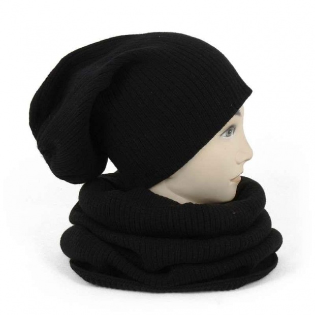 

Czapka Krasnal+komin Męski 2 kolory ''niegryzący''