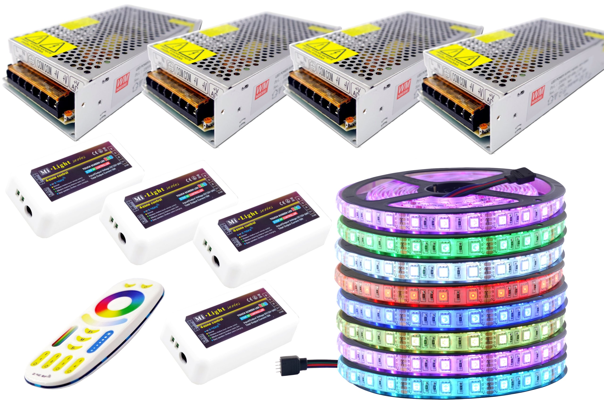 ZESTAW LED 300 RGB 5050 IP65 Mi-Light PREMIUM 40m