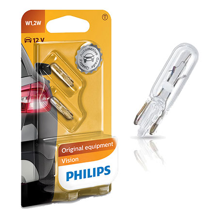 

Philips Żarówki W1.2.W Vision +30% więcej światła