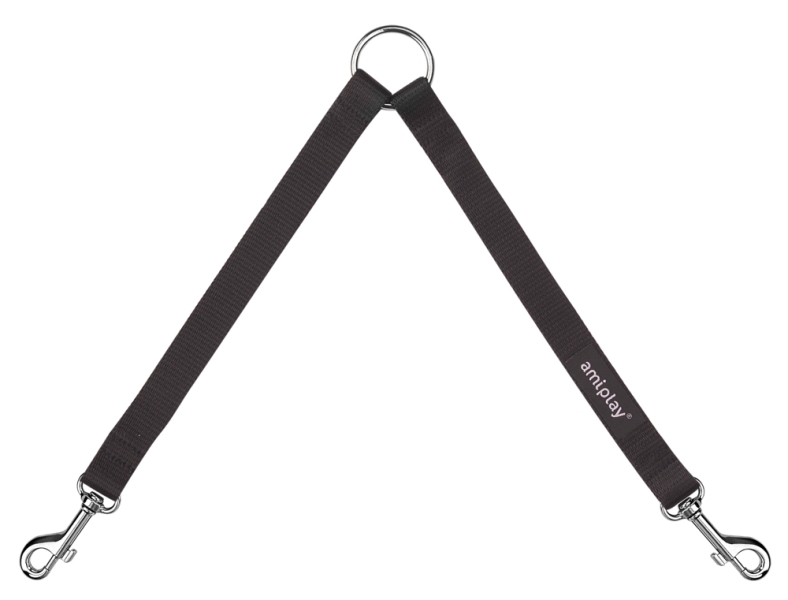 

Basic Dwójnik Smycz Rozdzielacz 2 Psy M 30x1,5cm