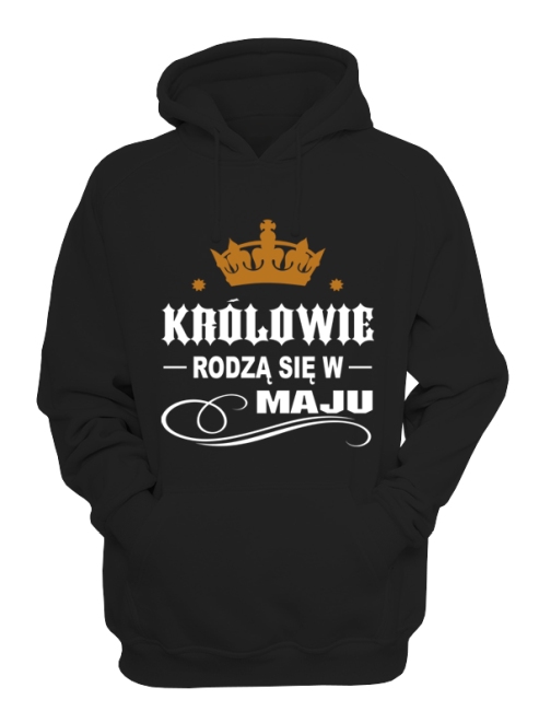 

Bluza Z Kapturem Królowie Rodzą Się W Maju r.XL