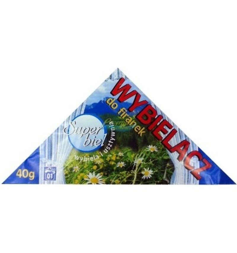 

Wybielacz do firanek Super Biel 40gr. Pasmanteria