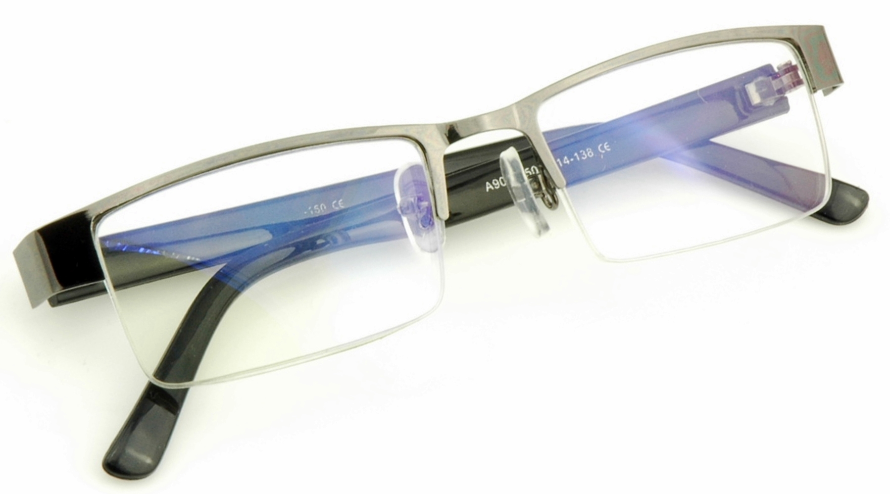 

Okulary Półramka Żyłka Antyrefleks Minusy -0,5 /-4