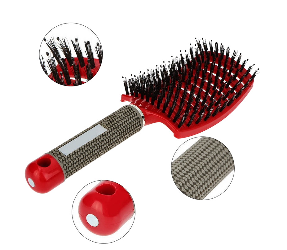 SZCZOTKA DO WŁOSÓW PROFILOWANA HIT BLOGEREK CZERWO Typ szczotki